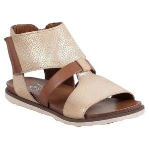 gold brown miz mooz sandals tamsyn anthropologie